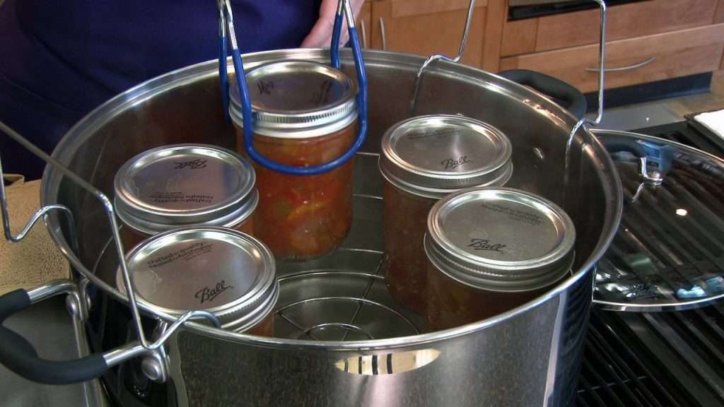 Water bath canning is only safe for high-acid foods. Using a water bath canner to can low acid foods such as meat is a canning mistake that can kill you.