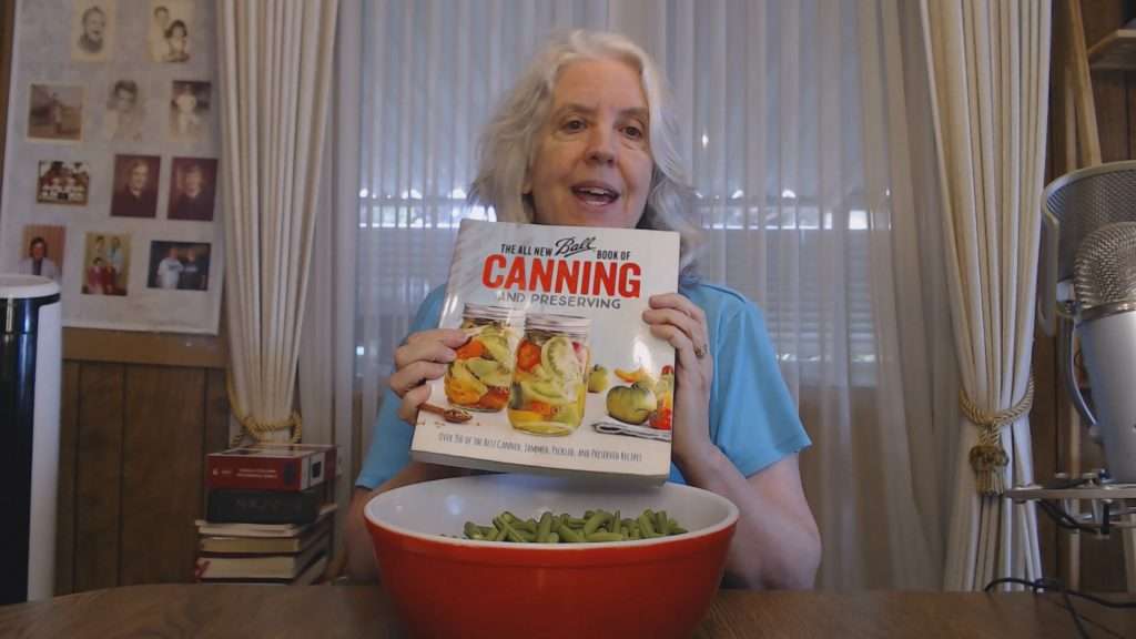 The All New Ball Book of Canning and Preserving is where I got the recipe for the lemon garlic green beans.