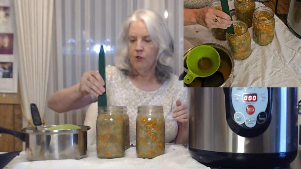 when canning chicken and gravy in a jar, you want to leave 1" headspace.