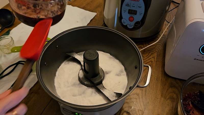 pectin in the bottom of the Ball jam and jelly maker.