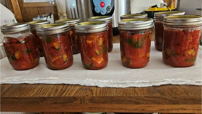Canning Zucchini and Tomatoes with a Mediterranean Twist