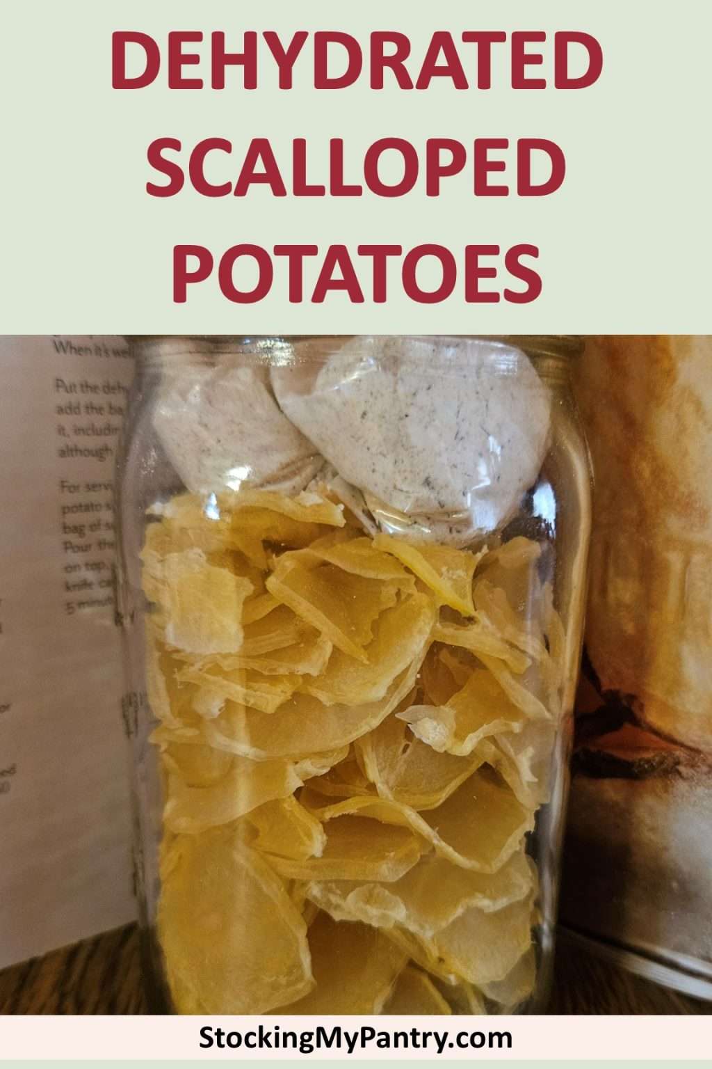 Easy Scalloped Potatoes with Dehydrated Potatoes - Stocking My Pantry