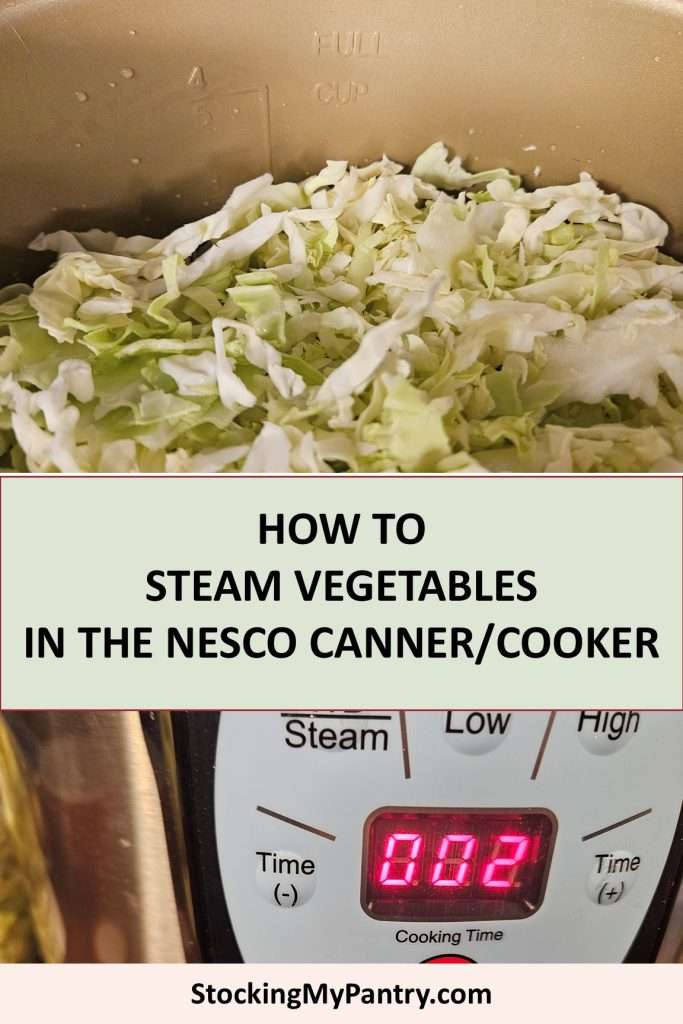 How to steam vegetables in the Nesco
