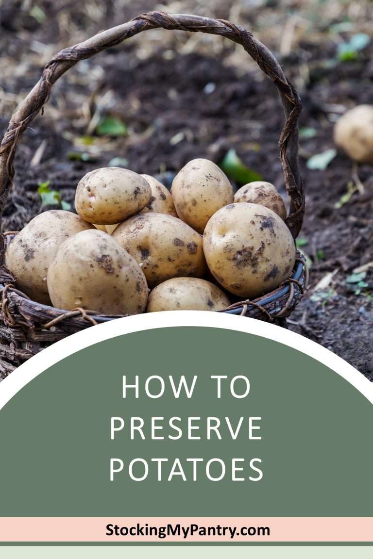 Retainer Potatoes How to Preserve Potatoes: 6+ Ways to Make Them Last - Stocking My Pantry