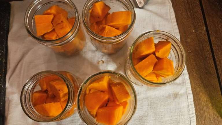 How to Can Sweet Potatoes in Cinnamon Syrup